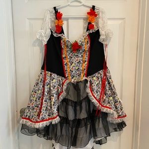 Leg Avenue Day of the Dead Costume 3x/4x